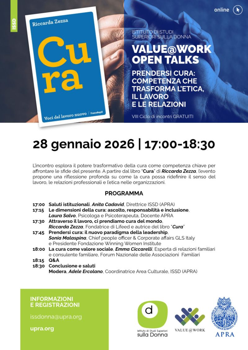 Value@Work Open Talks — 28 gennaio 2026
